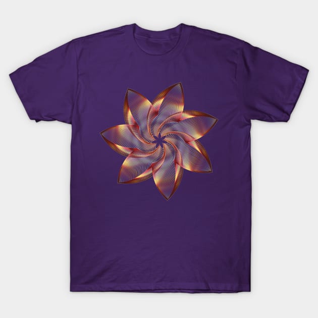 Lotus Flower Prismatic T-Shirt by Scar